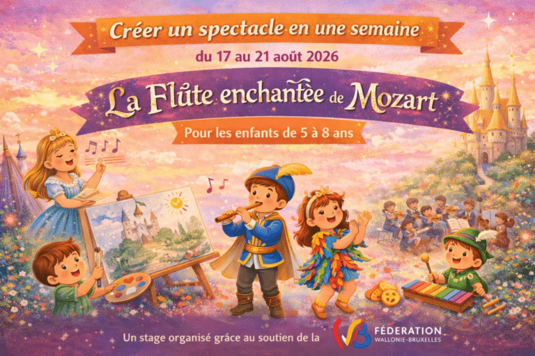 17 au 21 août 26 : Créer un spectacle en une semaine